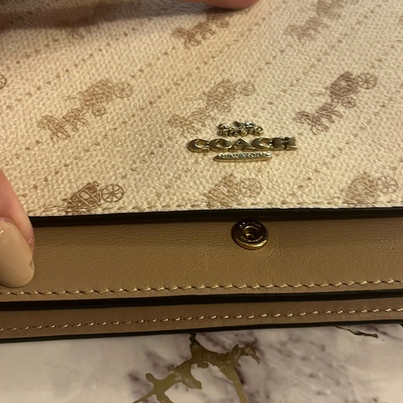 NWOT- Coach Anna Crossbody in signature cream - Picture 2 of 5